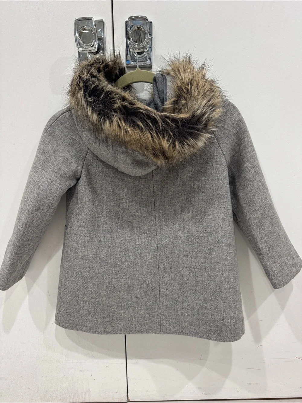 Zara girls wool coat- 8